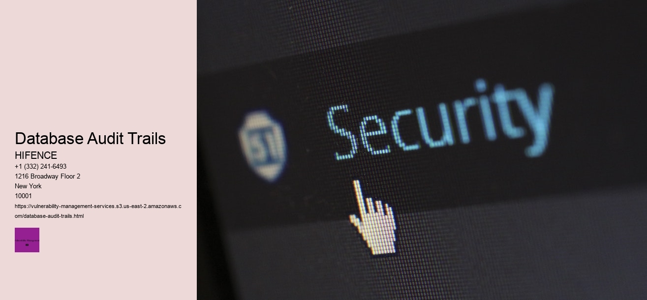 Database Audit Trails