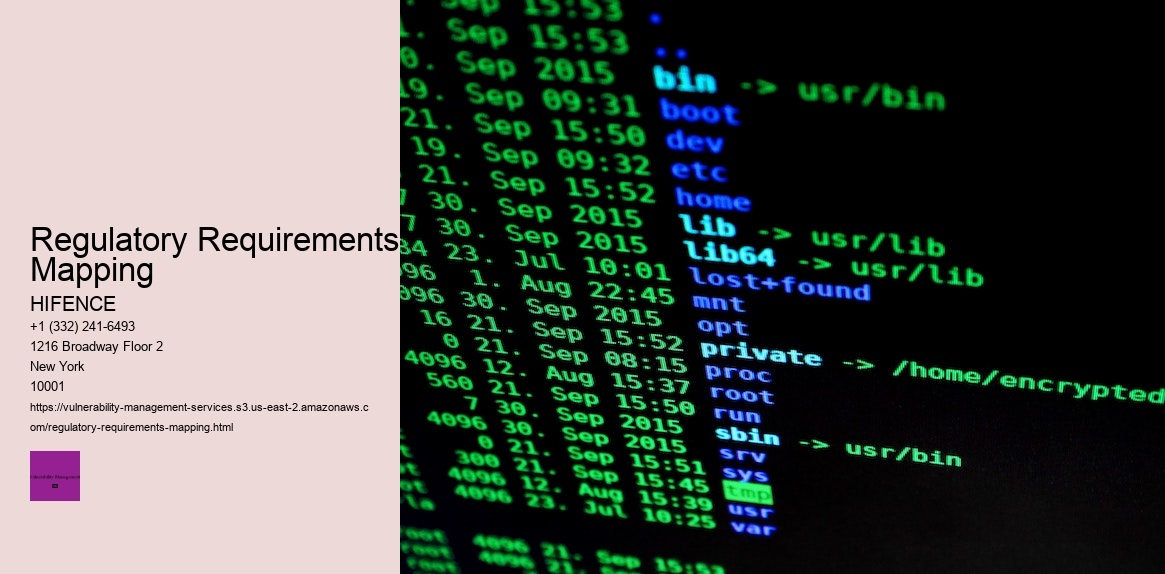 Regulatory Requirements Mapping