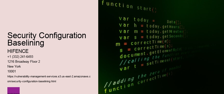 Security Configuration Baselining